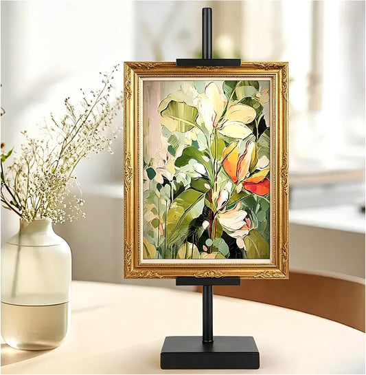 Kittiwake Displayware Black Metal Tabletop Frame Easel studio product photo