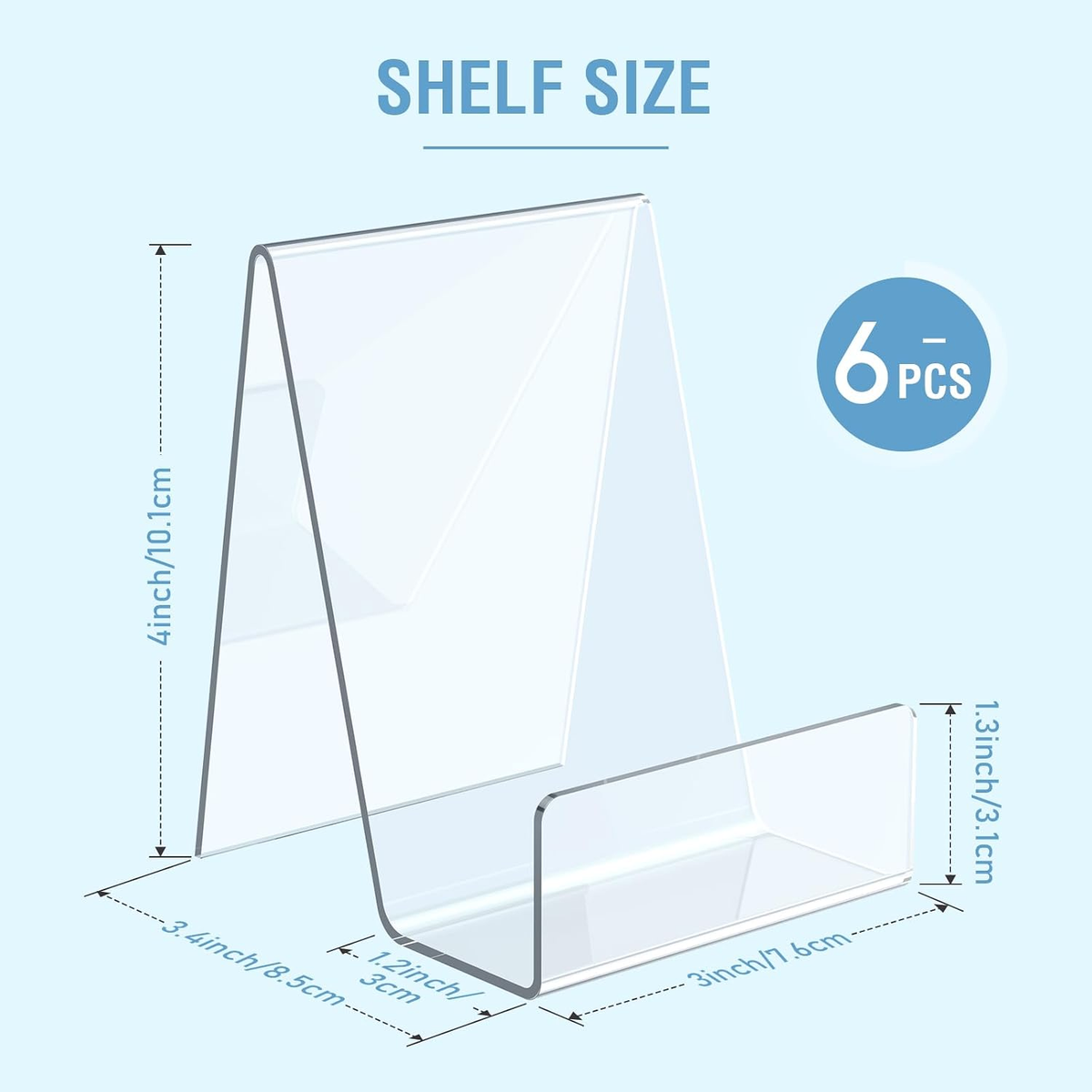 Kittiwake Displayware Clear Acrylic Book Stands additional product photo