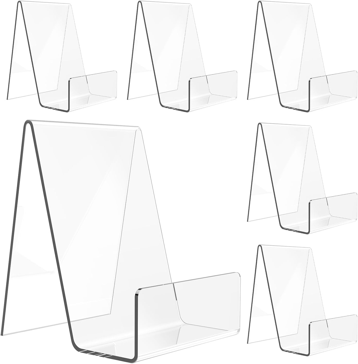 Kittiwake Displayware Clear Acrylic Book Stands studio product photo