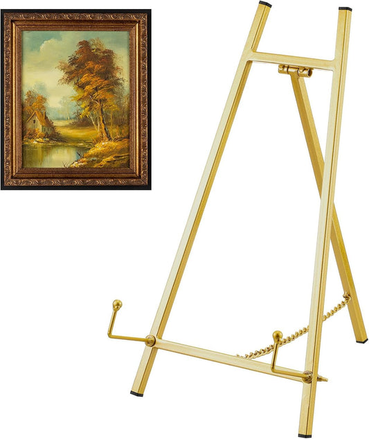 Kittiwake Displayware Gold Metal Tabletop Easel studio product photo