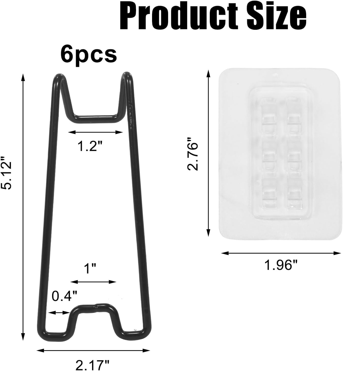 Kittiwake Displayware Black Steel Frame Back Stands additional product photo