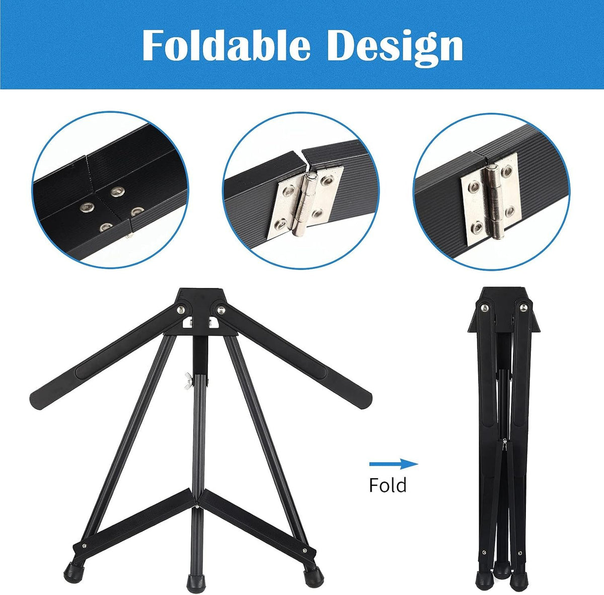 Kittiwake Displayware Folding Aluminum Tabletop Easel additional product photo