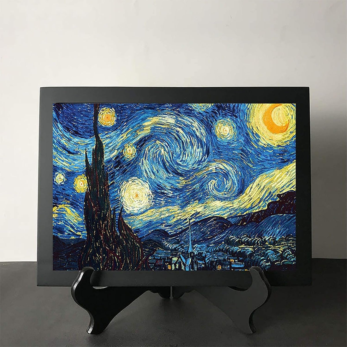 Kittiwake Displayware Black Wooden Easel Plate Holders additional product photo