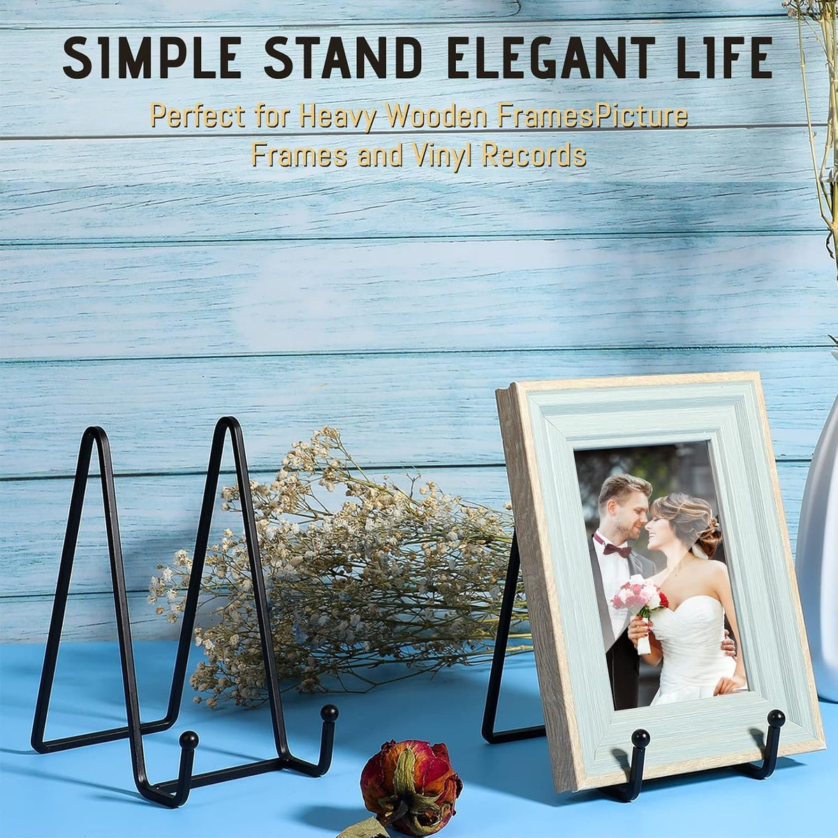 Kittiwake Displayware Tilted Black Metal Frame Stands additional product photo