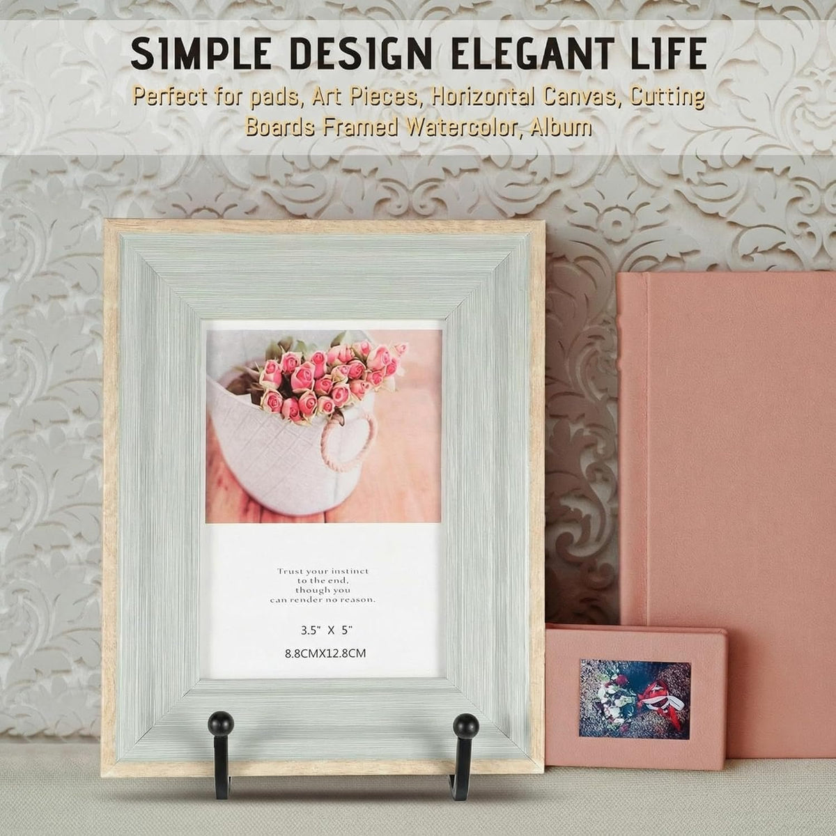 Kittiwake Displayware Tilted Black Metal Frame Stands additional product photo