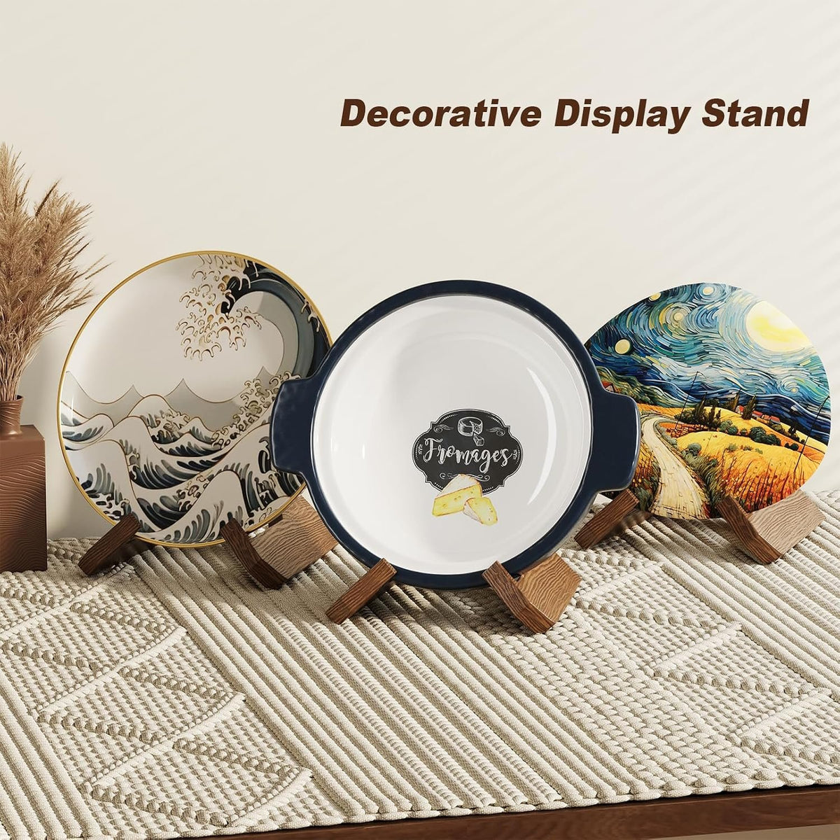 Kittiwake Displayware Pine X-Frame Bowl Stand additional product photo