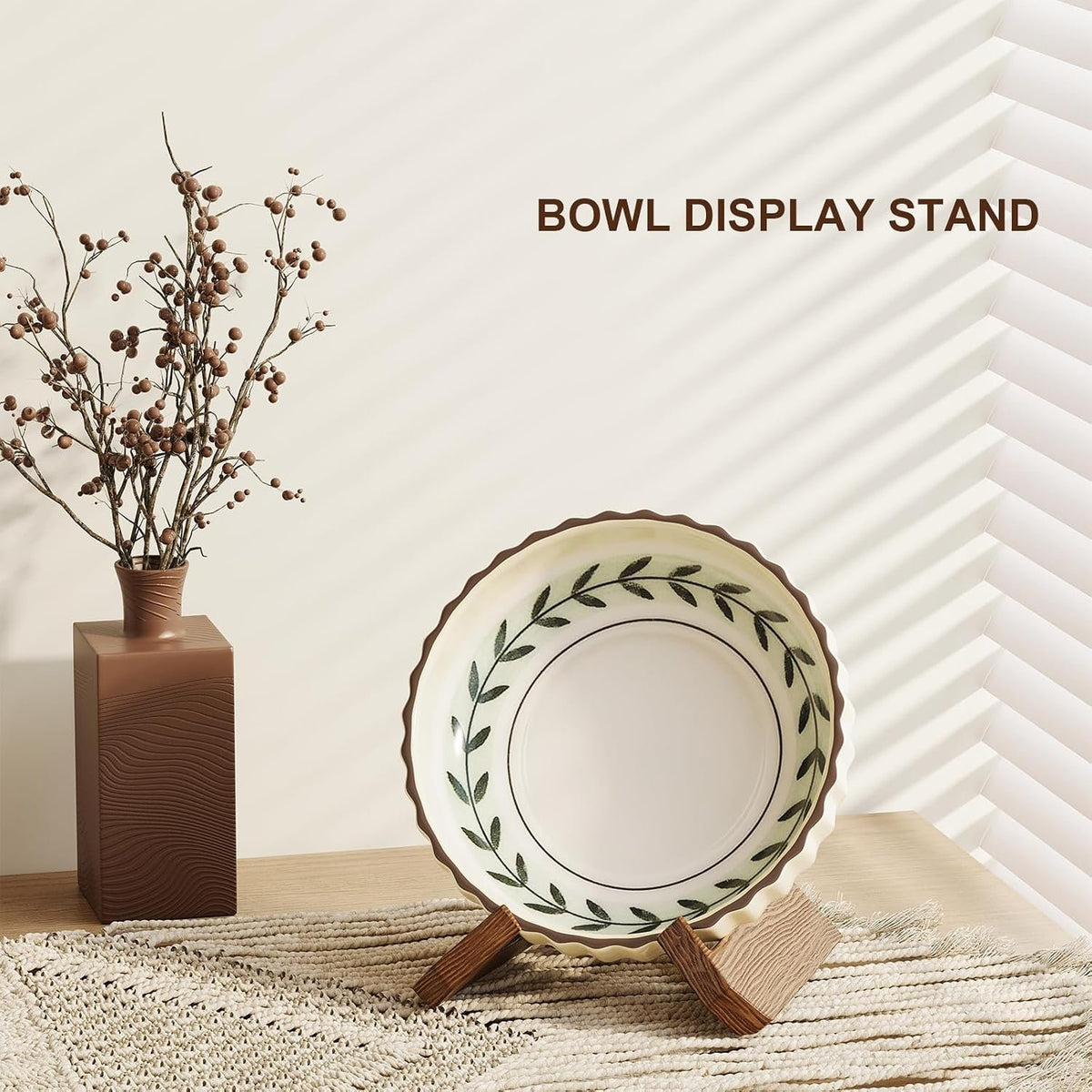 Kittiwake Displayware Pine X-Frame Bowl Stand additional product photo